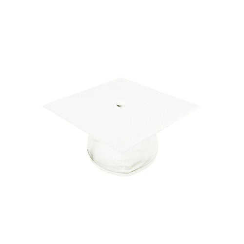 Child Shiny White Graduation Cap & Gown - Preschool & Kindergarten