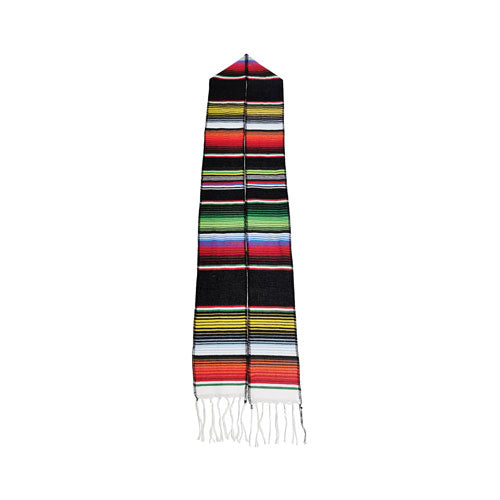 Black Mexican Serape Graduation Stole/Sash