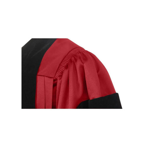 Deluxe Red Doctoral Gown