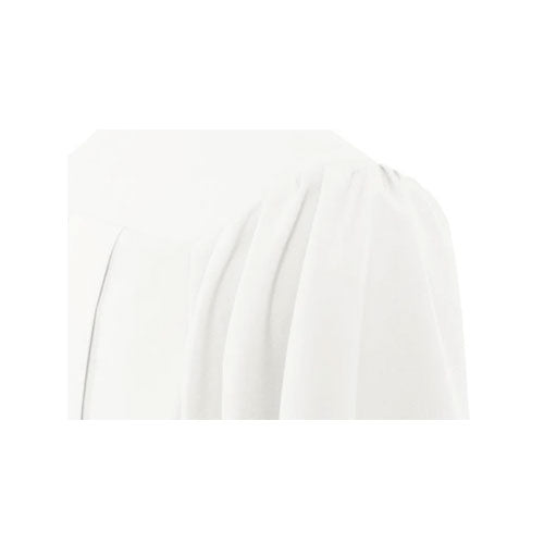 Matte White Bachelors Cap & Gown - College & University