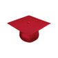 Child Shiny Red Graduation Cap & Gown - Preschool & Kindergarten