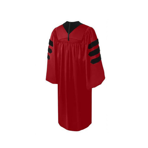 Deluxe Red Doctoral Gown