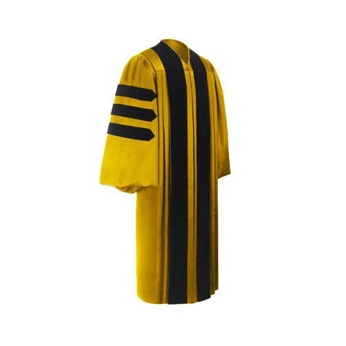 Deluxe Gold Doctoral Gown